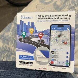 Connect GPS Location Sharing and Health Monitor - White
